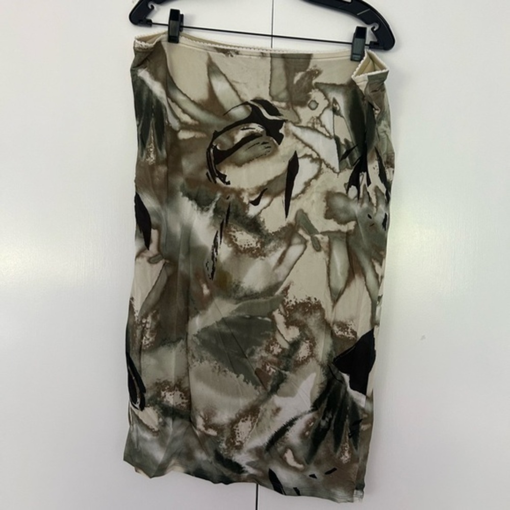 Made In Italy Jersey Printed Pencil Skirt Size 16